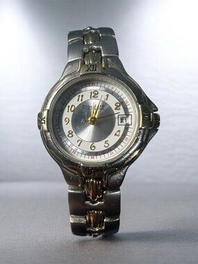 (184)Prescott Two-Tone Stainless Steel Watch - Silver & Gold With Date